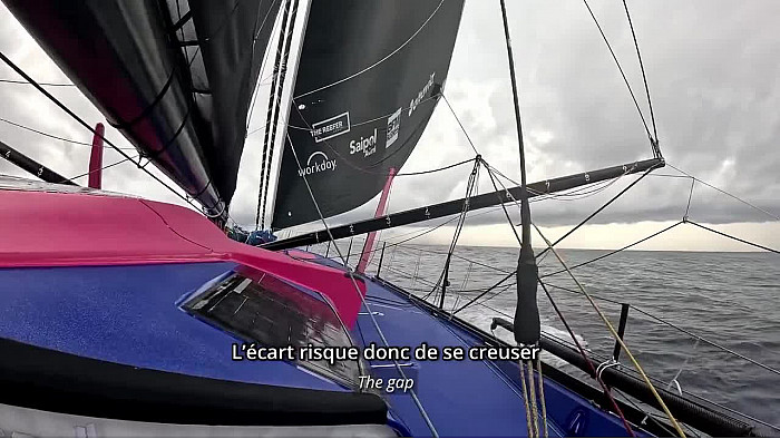 TV Locale Vendée - 12éme journée du Vendée Globe 2024 la Flotte coupée en deux à cause du Pot-au-Noir
