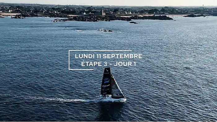 "La Solitaire du Figaro Paprec 2023" - première journée de la dernière étape de cette édition 2023