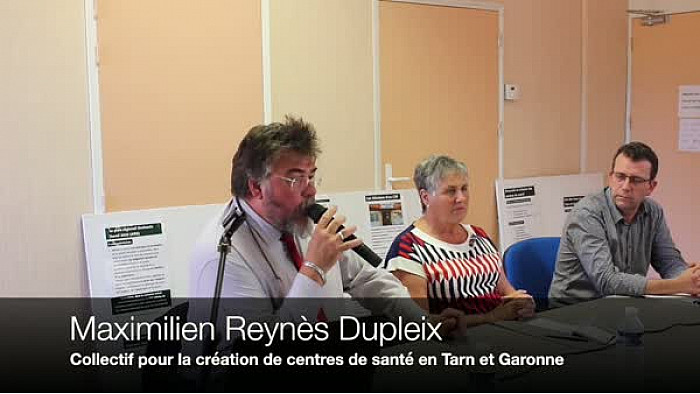 Castelsarrasin. Conf&eacute;rence de Presse du Collectif pour la Cr&eacute;ation de Centres de Sant&eacute; en Tarn et Garonne (3CSP82)