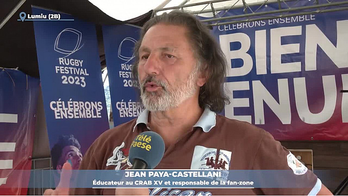 TV Locale Corse - Coupe du Monde de rugby : une fan-zone pour vivre sa passion