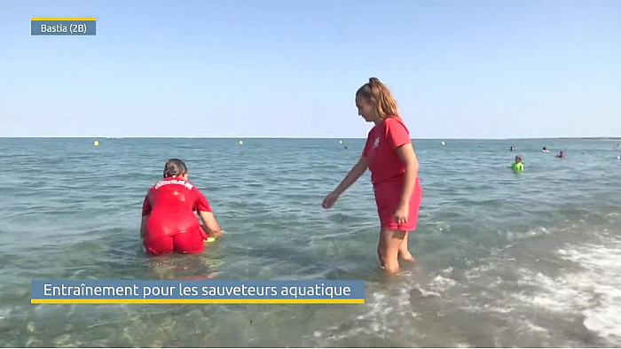 TV Locale Corse - Entraînement pour les sauveteurs aquatiques