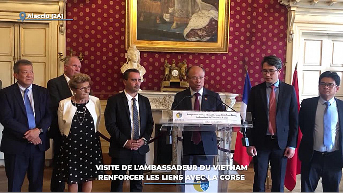 TV Locale Corse - Visite de l'ambassadeur du Vietnam : Renforcer les liens avec la Corse