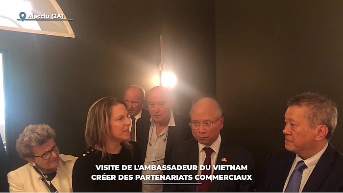 TV Locale Corse - Visite de l'ambassadeur du Vietnam : créer des partenariats commerciaux