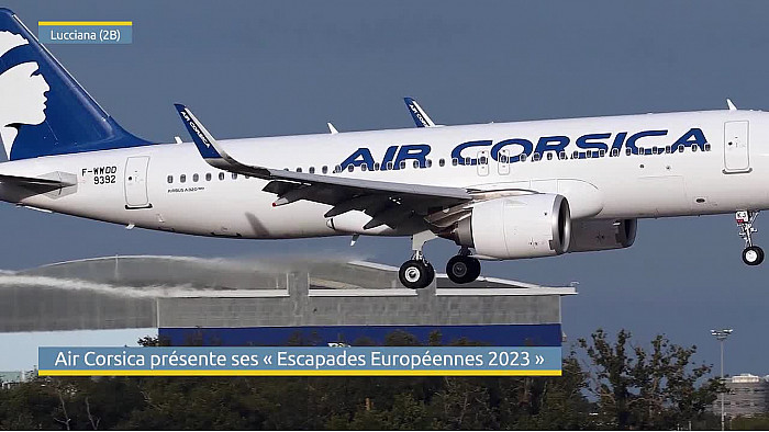 TV Locale Corse - Air Corsica présente ses « Escapades Européennes 2023 »