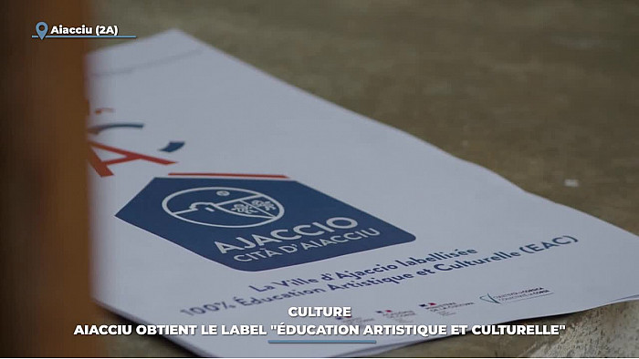 TV Locale Corse - Culture : Aiacciu obtient le label "Éducation Artistique et Culturelle"
