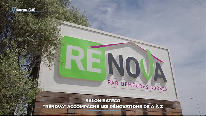 TV Locale Corse - Salon Bateco : "Rénova" accompagne les rénovations de A à Z