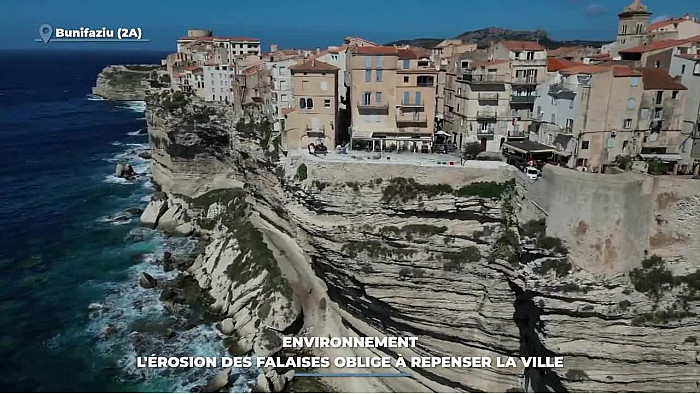TV Locale Corse - Environnement : l'érosion des falaises oblige à repenser la ville