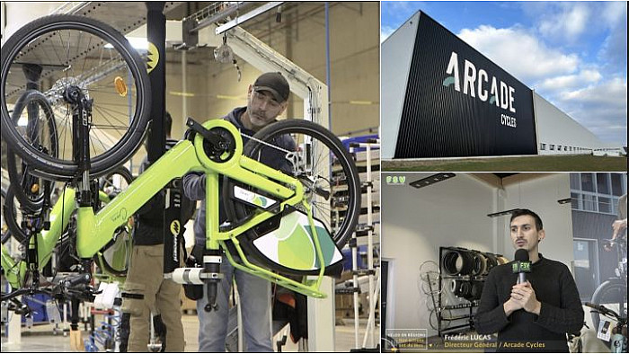 Acteurs Locaux Pays de la Loire - Arcade Cycles renforce son unité de production en région