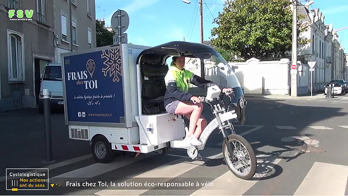 Acteurs-Locaux Pays de la Loire - "Frais chez toi" la solution de livraison éco-responsable en triporteur électrique