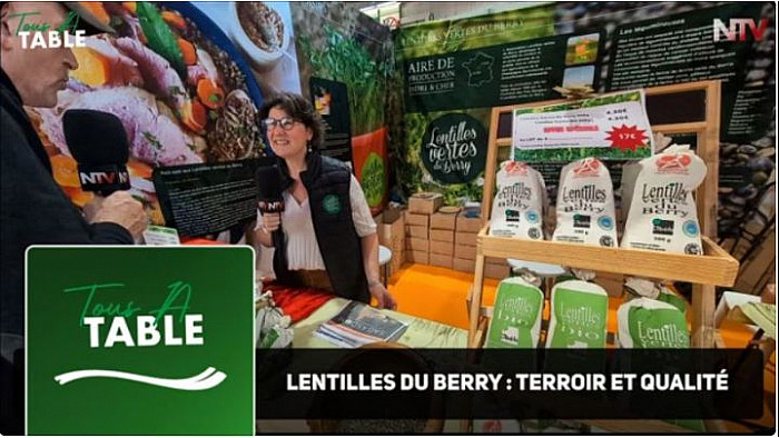 TV Locale Paris - Les lentilles du Berry, joyaux du terroir français, se distinguent par leur qualité supérieure