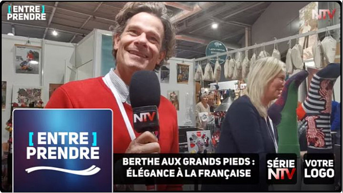 TV Locale NTV Paris - Regis, fondateur de la marque Berthe aux grands pieds, raconte l’aventure de ses 24 ans dans le monde du textile français