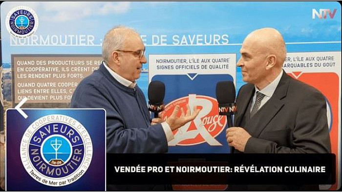 TV Locale La-Roche-sur-Yon - Luc Jeanneau président des "Saveurs de l'Ile de Noirmoutier" présent au journée "Vendée Pro