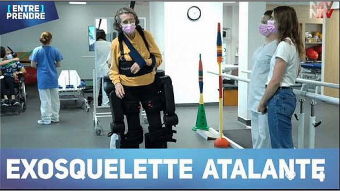TV Locale Nantes - la société Wandercraft nous présente l'Exosquelette Atalante