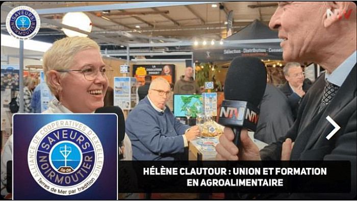 TV Locale Noirmoutier - Hélène Clautour, fervente partisane de l’échange et de la construction dans le secteur agroalimentaire