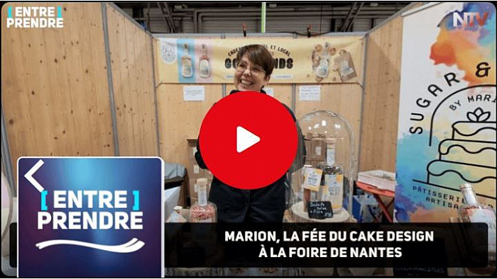 TV Locale Nantes - Marion de Sugar&Sweet se distingue comme une véritable architecte du cake design