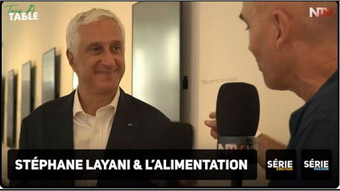 TV Locale NTV Paris au  "Village international de la gastronomie" - Stéphane Layani Président de RUNGIS et les enjeux de l’alimentation