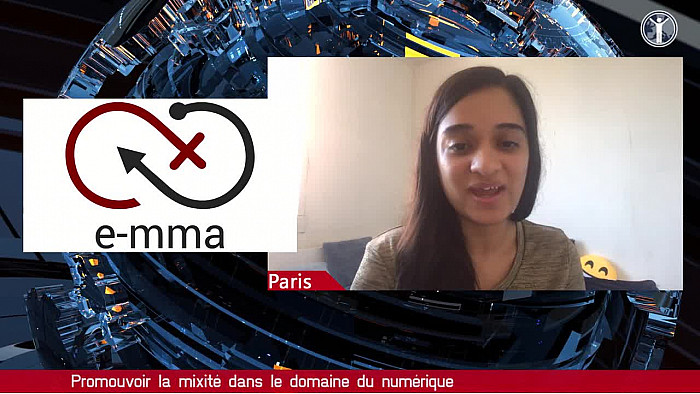 Tv locale Paris : Dipty Chander " Emma est une association pour les jeunes filles"