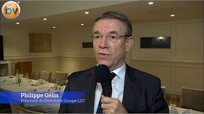 "Didier Testot Fondateur de LA BOURSE ET LA VIE TV" avec Philippe Gélin, Président du Directoire Groupe LDC : "Nous allons nous concentrer sur l'intégration des croissances externes".