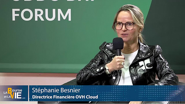 "Didier Testot Fondateur de LA BOURSE ET LA VIE TV avec "Stéphanie Besnier Directrice Financière OVH Cloud : "Délivrer notre plan stratégique".