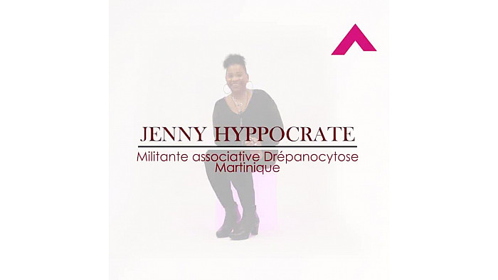 Portrait Belles d''Âme de Jenny Hippocrate, Militante associative Drépanocytose (Martinique)
