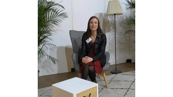 Pauline Lemaire de la Chambre de Commerce et d’Industrie du 82 au 1er Forum économique de Castelsarrasin du samedi 8 mars 2025