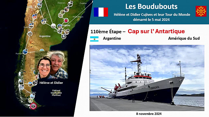 Acteurs-Locaux "Les Boudubouts" 110ème étape -  Cap sur l'Antartique