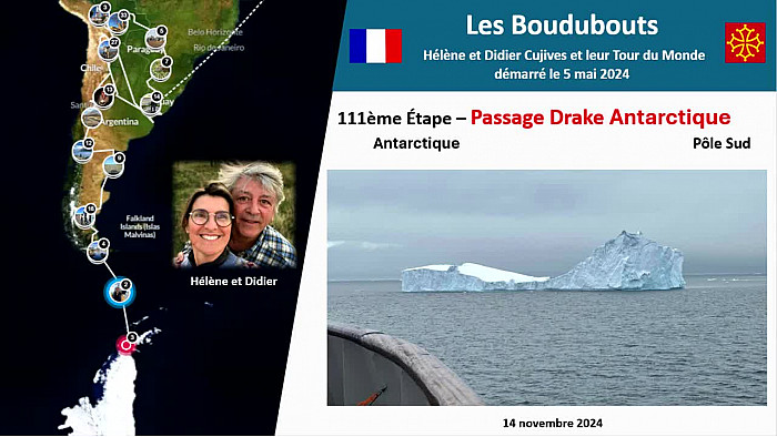 Acteurs-Locaux "Les Boudubouts" 111ème étape passage de Drake de l'Antarctique