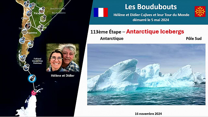 Acteurs-Locaux "Les Boudubouts" Antarctique - 113ème étape  Entre ciel et glace