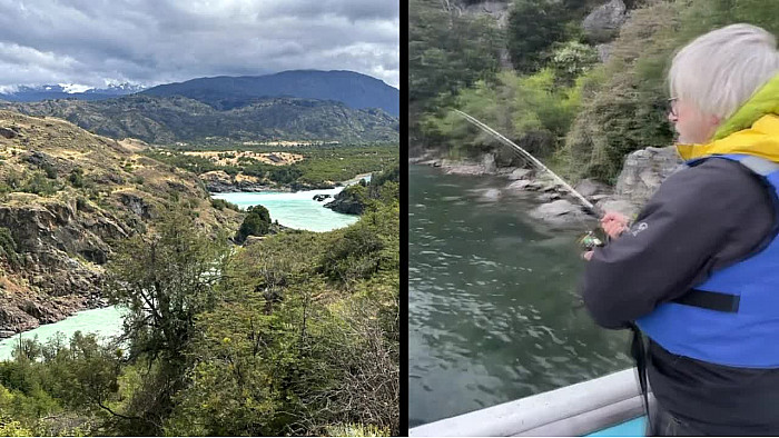 Acteurs-Locaux "Les Boudubouts" 127ème étape au CHILI - Pêche miraculeuse dans le plus grand lac