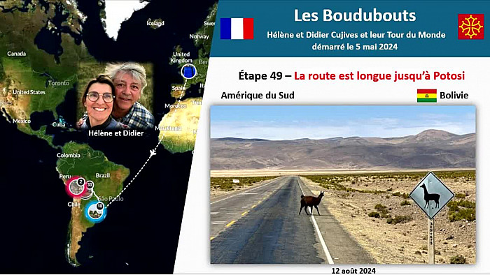 Acteurs-Locaux Paulhac "Les Boudubouts" 49 - La longue route de POTOSI en Bolivie