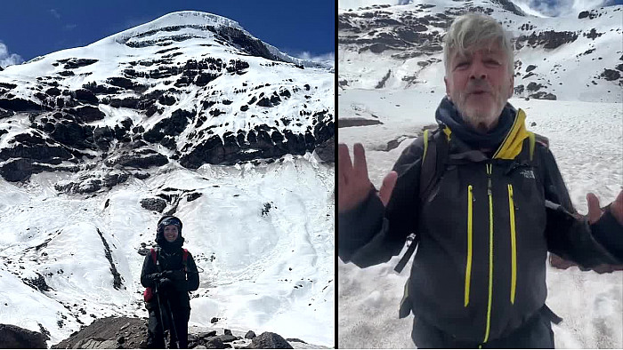 Les Acteurs Locaux "Les Boudubouts" 191 en Équateur - Chimborazo nouveau défi, quatrième ascension au delà des 5.000 mètres.