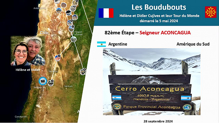 Acteurs-Locaux "Les Boudubouts" 82ème étape en Argentine - Au pied du Seigneur ACONCAGUA