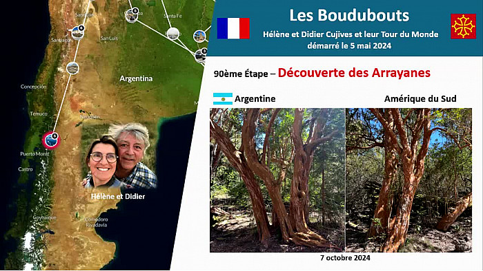 Acteurs-Locaux "Les Boudubouts" 90ème étape en Argentine - à la découverte des Arrayanes