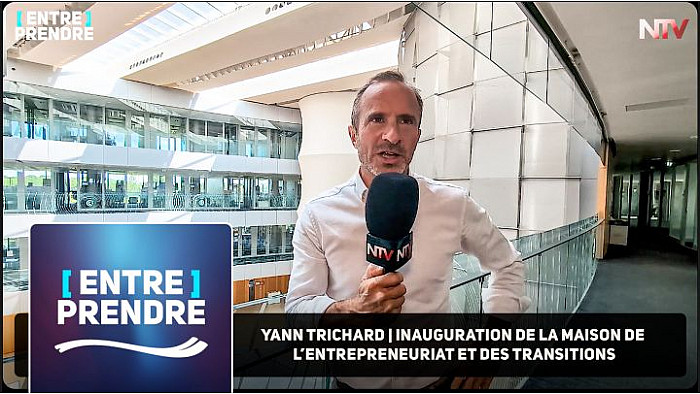 Tv Locale Nantes - Yann Trichard Président de la CCI Nantes-Saint-Nazaire à  l'Inauguration de la maison de l’entrepreneuriat et des transitions
