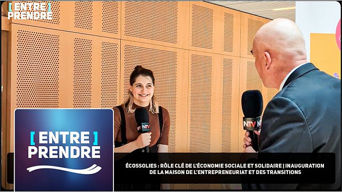 TV Locale Nantes - Écossolies : rôle clé de l'Économie Sociale et Solidaire | Inauguration de la maison de l’entrepreneuriat et des transitions