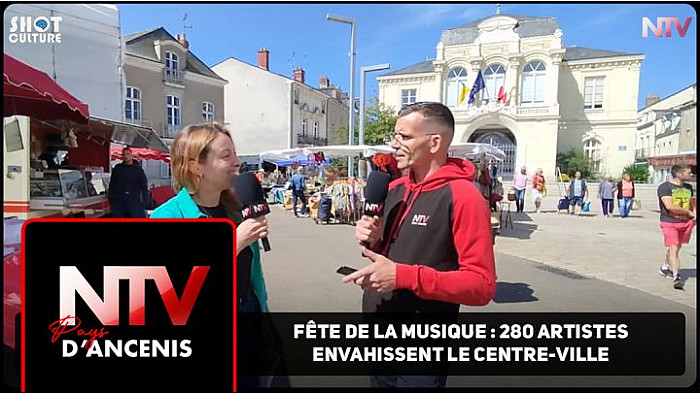 TV Locale Ancenis - Fête de la Musique à Ancenis le 15 juin  avec 280 artistes en centre-ville 