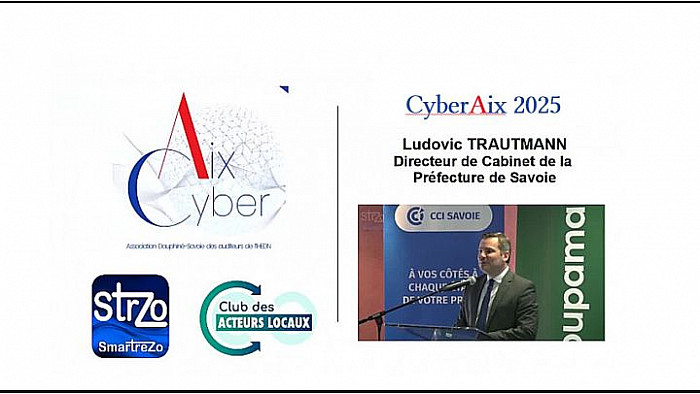 CyberAix 2025 - Propos introductifs de Ludovic Trautmann directeur de cabinet du Préfet de Savoie