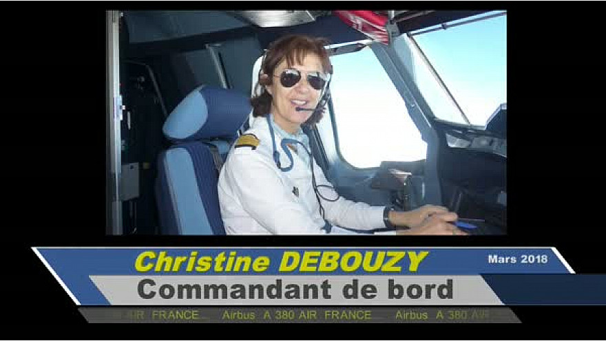Christine Debouzy pilote airbus A380 #aviation #femmes #pilote #affp #tvlocale.fr
