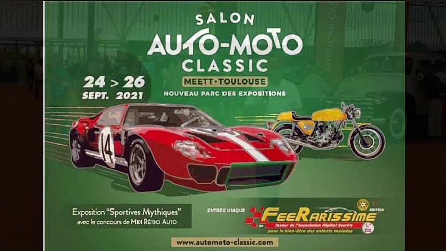 SALON AUTO MOTO CLASSIC Toulouse, septembre 2021 #automobile #salon auto moto #voitures anciennes #citroên #tvlocale.fr