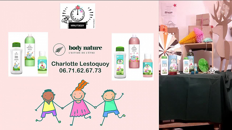 Charlotte Lestoquoy - conseillère BodyNature vous présente Pomme d'Amour et Barbapapa