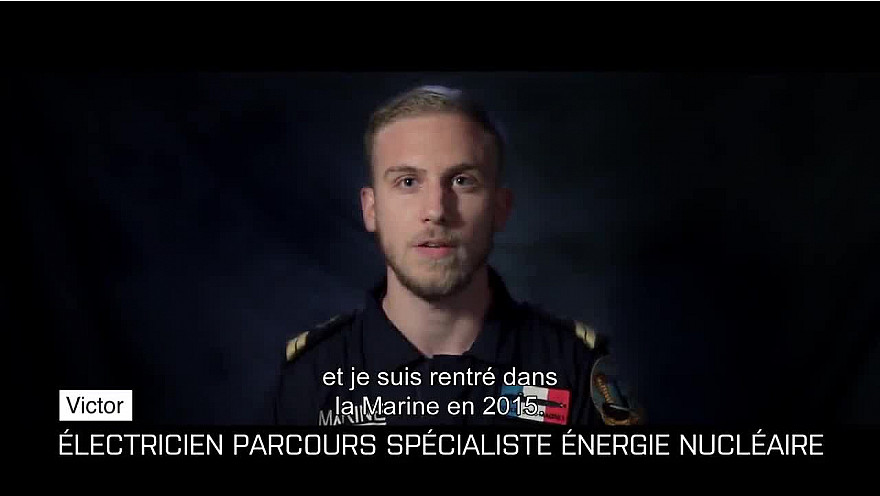 #Portrait - Victor, second-maître technicien conduite et maintenance nucléaire @etremarin