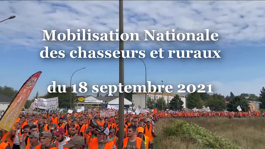 TV Locale Hauts-de-France sur Smartrezo : Discours de Willy Schraen Président de la Fédération Nationale des Chasseurs à la Mobilisation du 18 septembre 2021 à Amiens. @WillySchraen @ChasseursFrance