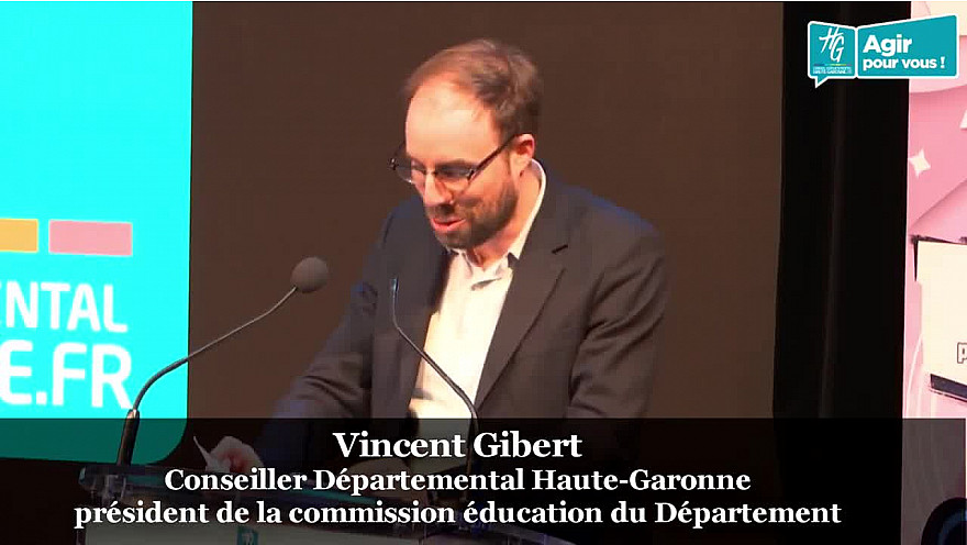 Discours introductif de Vincent Gibert Président de la Commission Education du Département Haute-Garonne à la ''Journée du Savoir-être Numérique'' @vgibert @HGNUMERIQUE @HauteGaronne @sicoval31 @Freya_Games @Qwant_FR