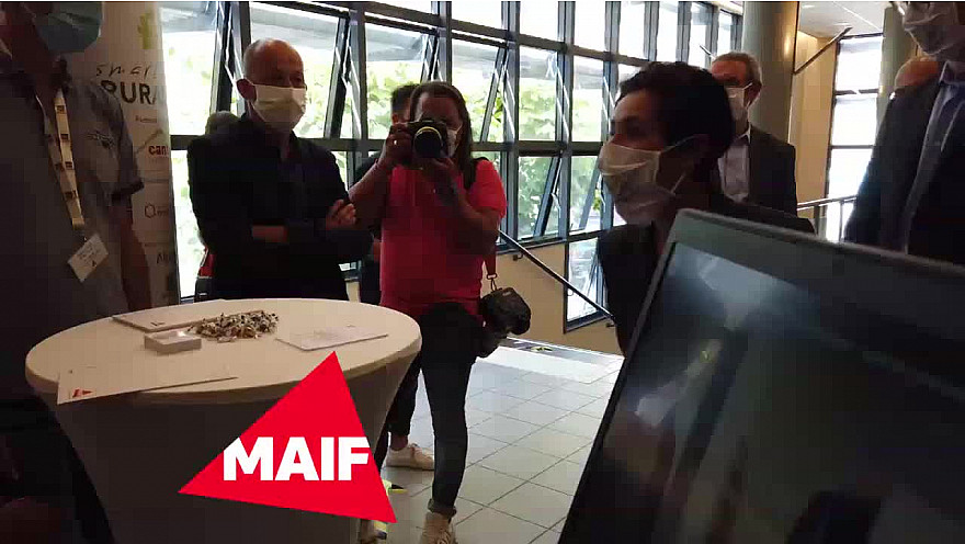 La MAIF n'a pas surpris Sarah El Haïry Secrétaire d'Etat à la Jeunesse et à l'Engagement, par sa présence à RuraliTIC 2020