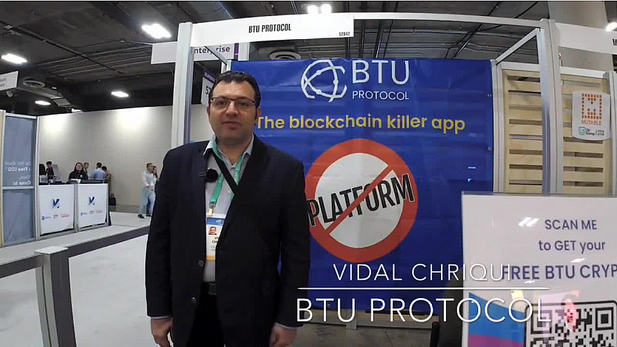 CES 2020 Las Vegas : ITW Vdal de la Blockchain BtuProtocol #CES2020 de #LasVegas @jblefevre60 @Ym78200 @pierrepinna @ipfconline1 @labordeolivier @tewoz @PironTristan @MichaGUERIN @BtuProtocol @vidal007