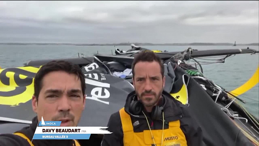 Transat Jacques Vabre 2021 : une première journée de course sans vent @TransatJV @LH_LeHavre