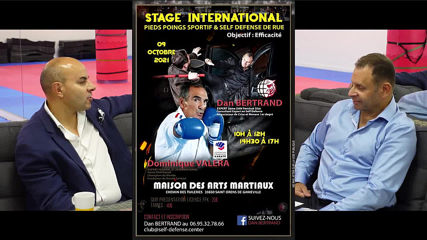 TV Locale Toulouse sur Smartrezo : Stage ouvert à tous avec Dominique Valera et Dan Bertrand à la Maison des Arts Martiaux de Saint Orens Gameville ce samedi 9 octobre 2021