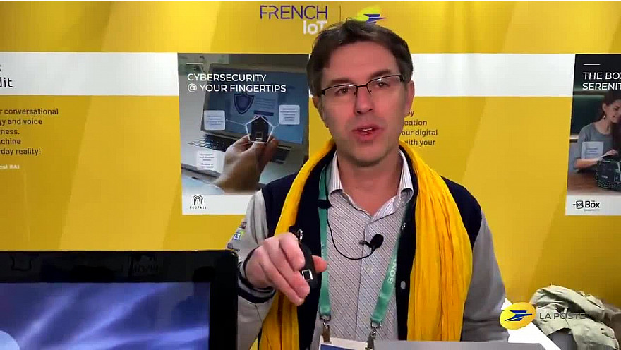 CES 2020 Las Vegas : Le Groupe La Poste présente KeoPass , une des #Startups #FrenchIoT présente au#CES2020 @KeoPass_com @VanessaChocteau @Vpagnon @Clara_Schtt @MichaGUERIN