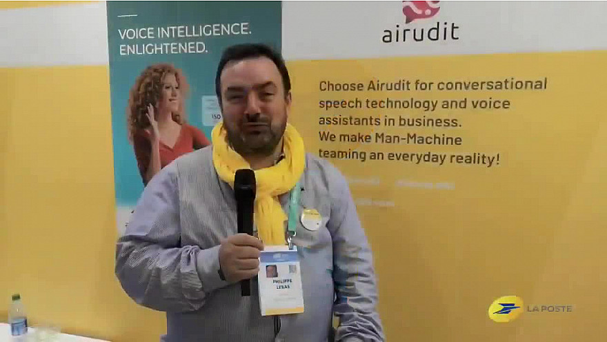 CES 2020 Las Vegas : Le Groupe La Poste présente la startup Airudit #CES2020 de #LasVegas @VanessaChocteau @VPagnon @Clara_Schtt @airudit