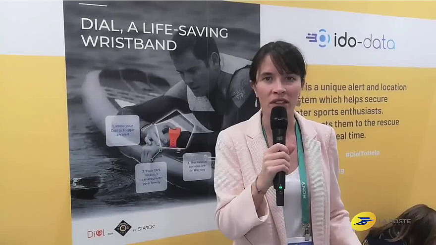 CES 2020 Las Vegas : Le Groupe La Poste avec Clara, co-fondatrice d’@ido_data , une des #Startups #FrenchIoT présente avec nous au#CES2020 @VanessaChocteau @Vpagnon @Clara_Schtt @MichaGUERIN